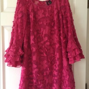 New Directions Pink Shift Dress